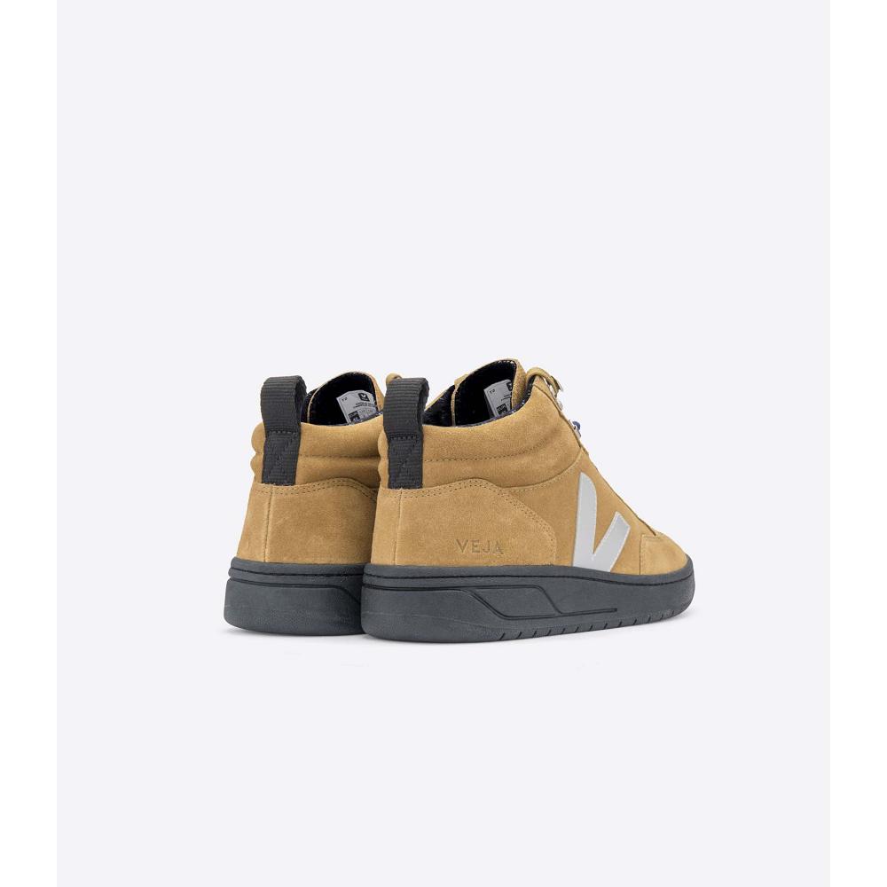 Men's Veja RORAIMA SUEDE High Tops Brown | ZA 110UZG